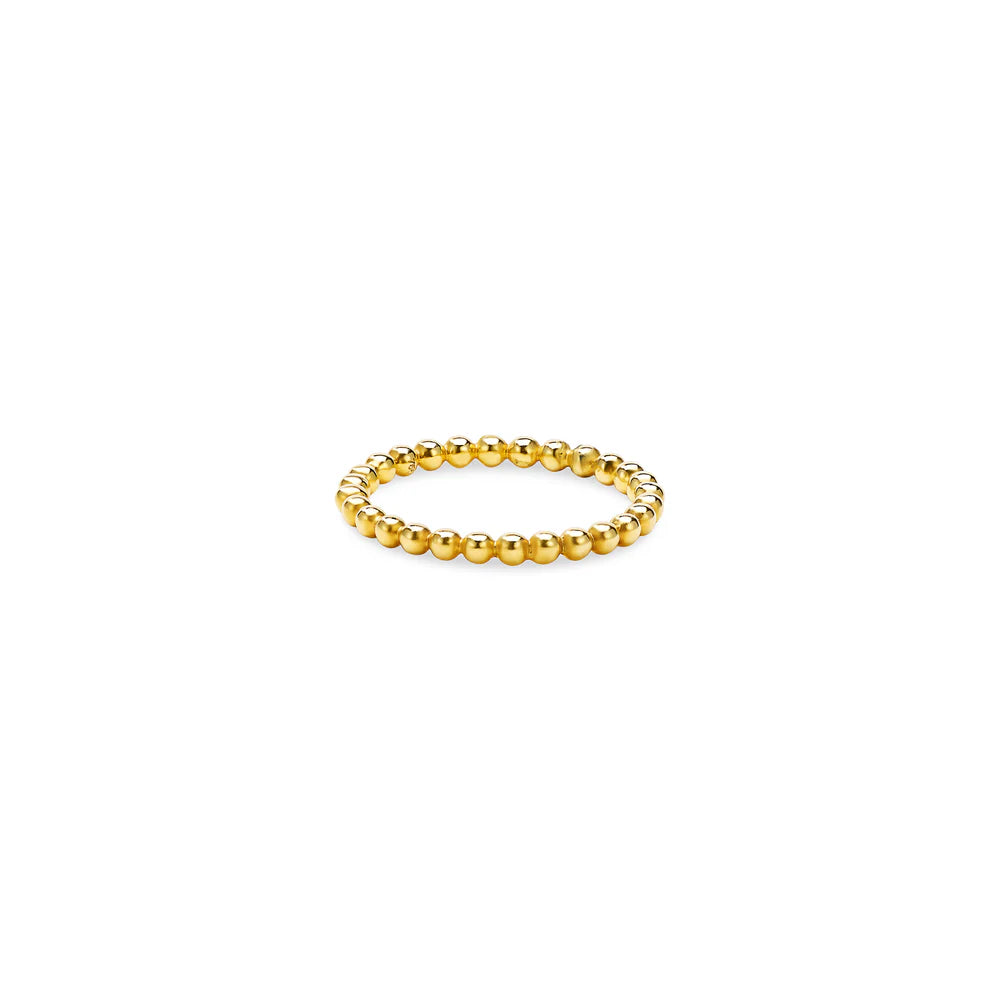THIN 18KT BALL RING
