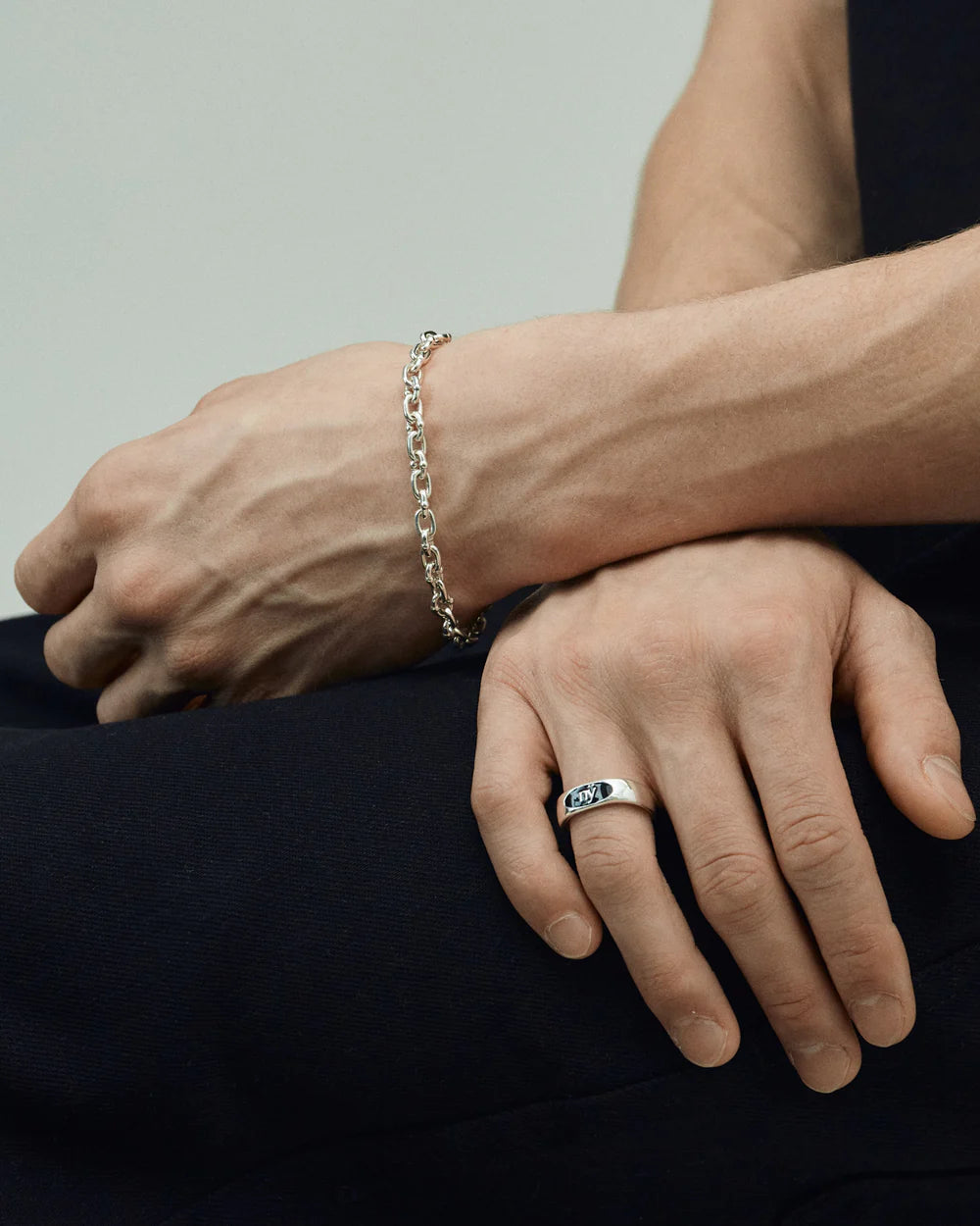 SILVER NŸ ENAMEL RING