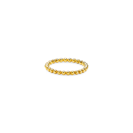 THIN 18KT BALL RING