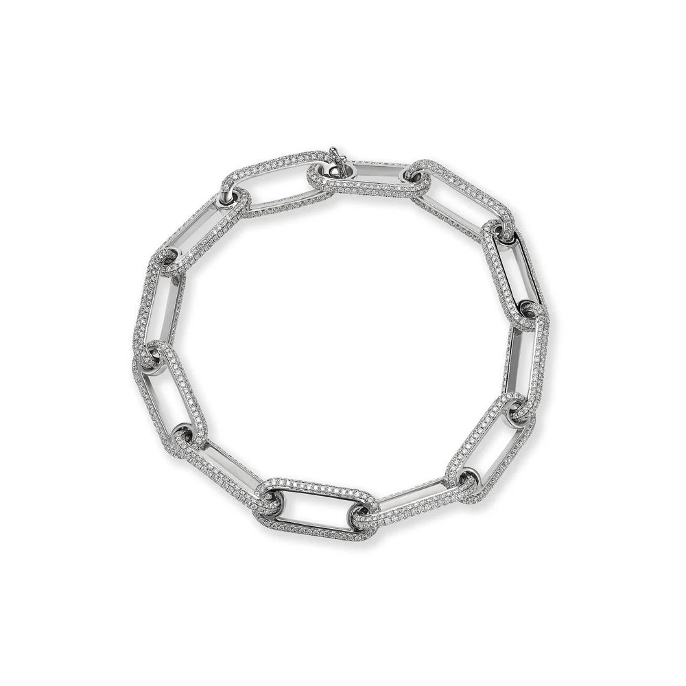 LARGE DIAMOND CABLE LINK BRACELET