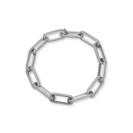 LARGE DIAMOND CABLE LINK BRACELET