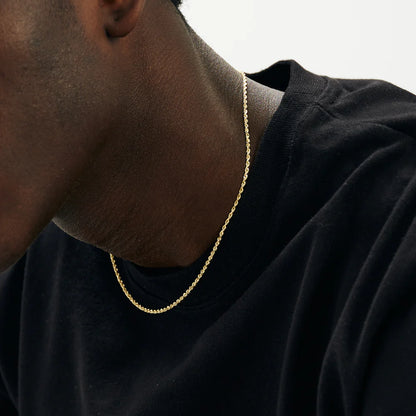 2MM ROPE CHAIN NECKLACE
