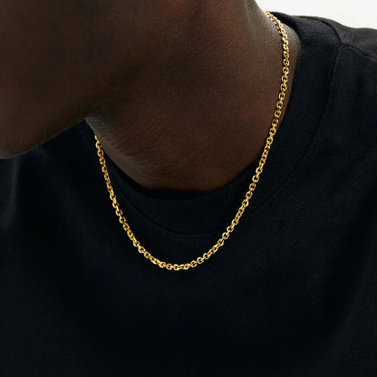 3.7MM CABLE LINK CHAIN NECKLACE