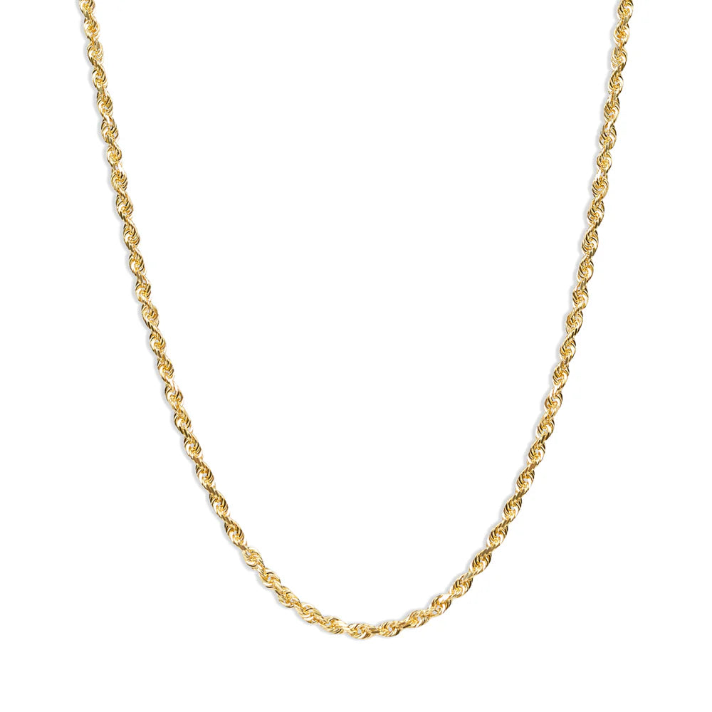2MM ROPE CHAIN NECKLACE