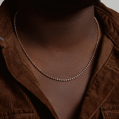 MOONCUT BALL CHAIN NECKLACE